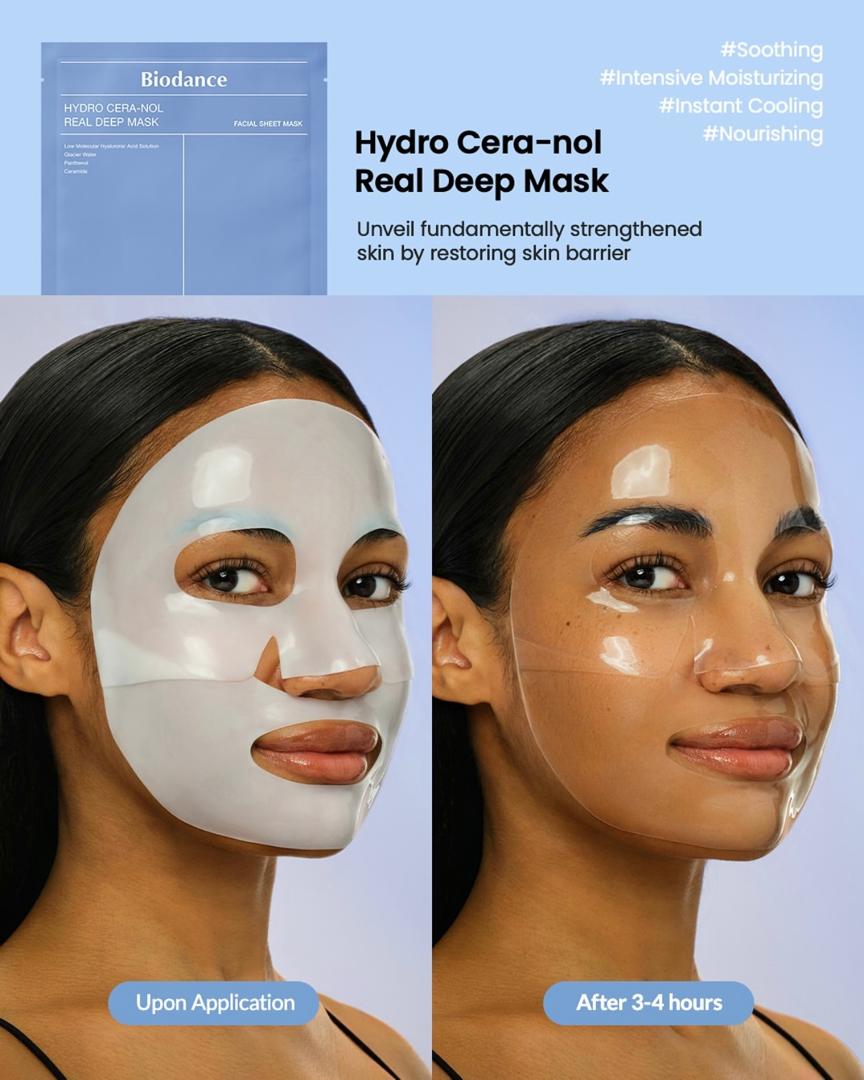 ماسک ورقه ای آبرسان بایودنس  biodance hydro cera nol