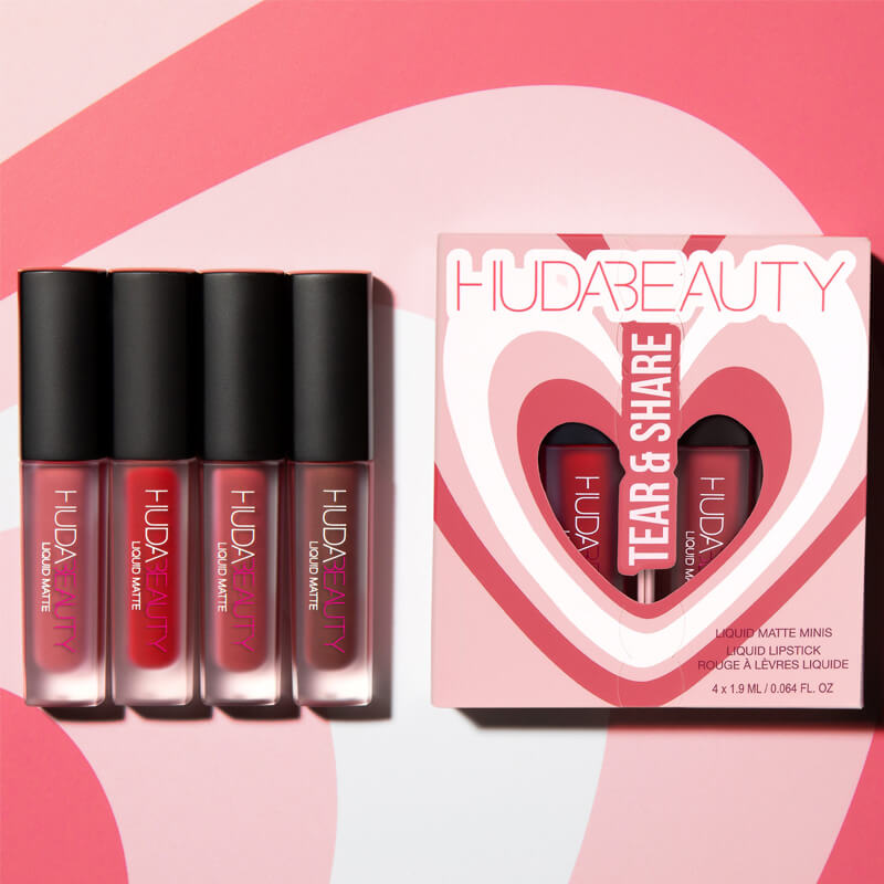 پک رژلب مایع هدی بیوتی  tear&share