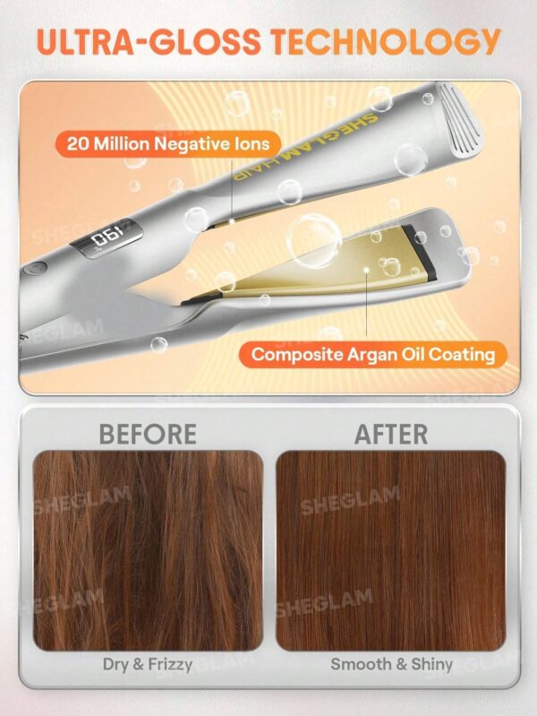 اتو مو دو کاره شیگلم صاف کننده و فرکننده