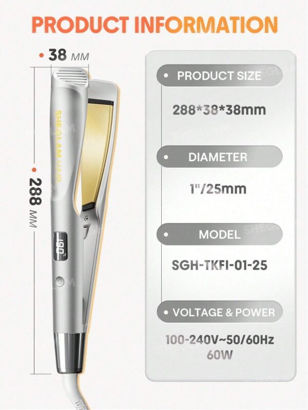 اتو مو دو کاره شیگلم صاف کننده و فرکننده