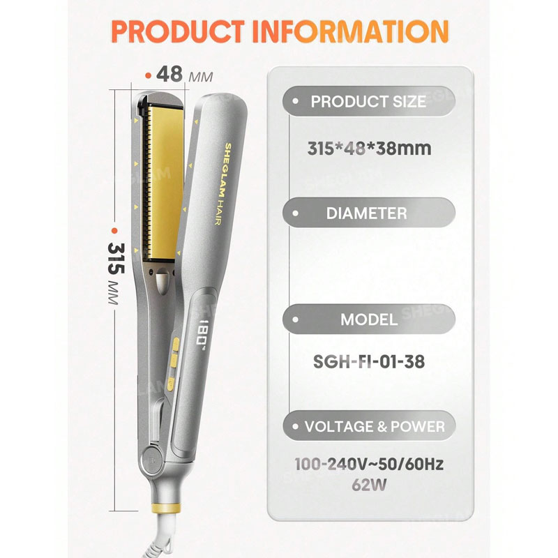 برس حرارتی Sleek Chic Wide Glide Straightener شیگلم