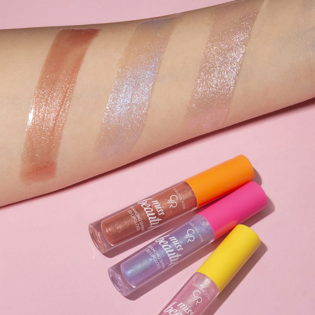 لیپ گلاس گلدن رز شاین