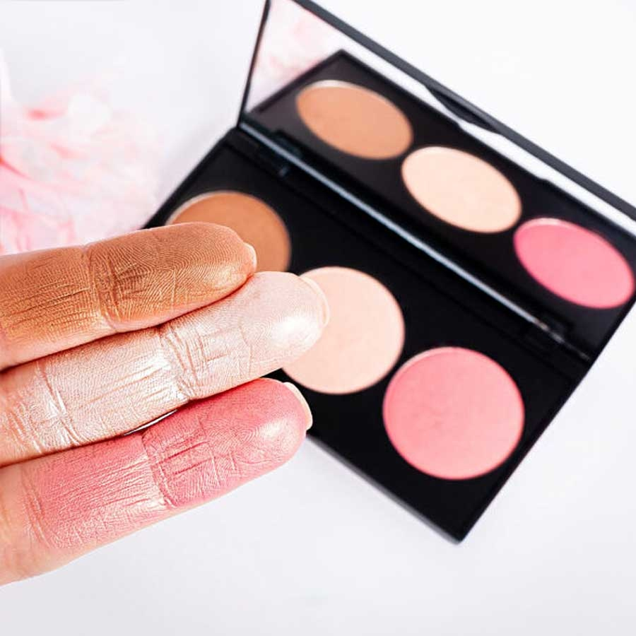 پالت 3 کاره متالز گلدن رز