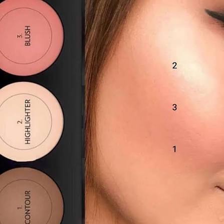 پالت 3 کاره متالز گلدن رز