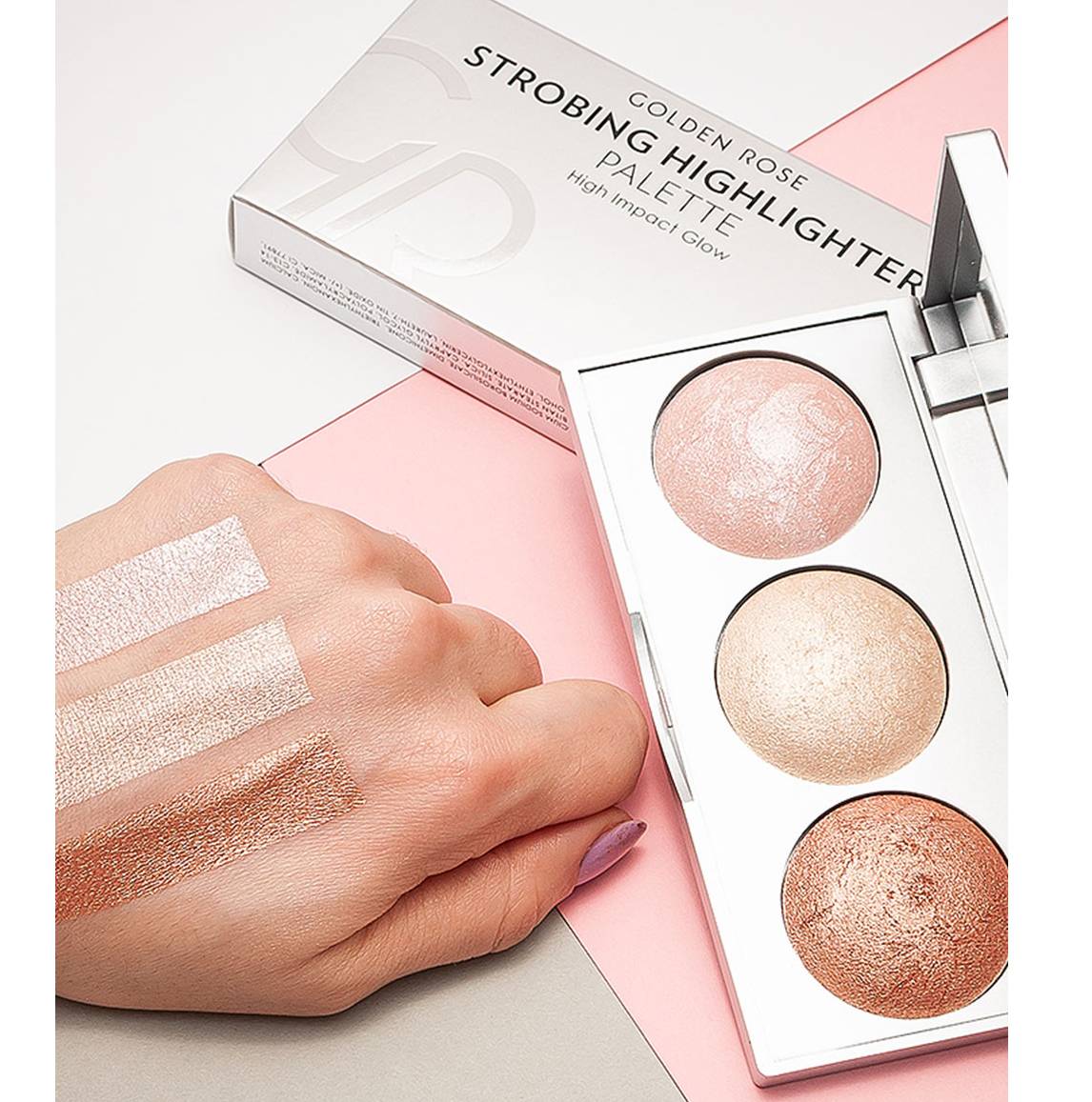 پالت هایلایتر استروبینگ گلدن رز