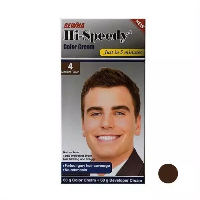 کیت رنگ موی مردانه های اسپیدی