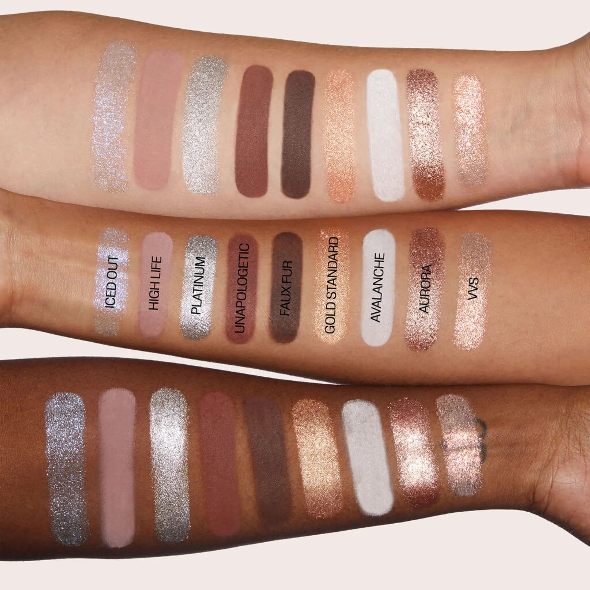 پالت سایه چشم هدی بیوتی مدل ICY NUDE