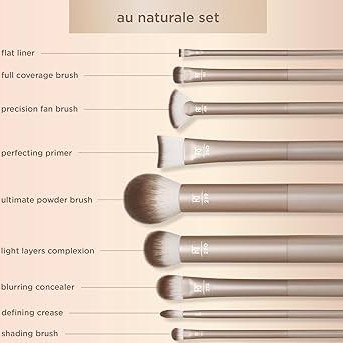 ست براش9عددی ریل تکنیک مدل Au Naturale